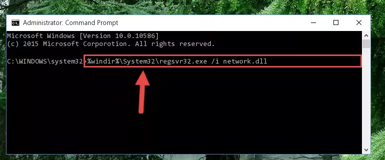 Creating a clean registry for the Network.dll file (for 64 Bit)