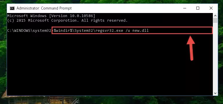 Making a clean registry for the New.dll file in Regedit (Windows Registry Editor)