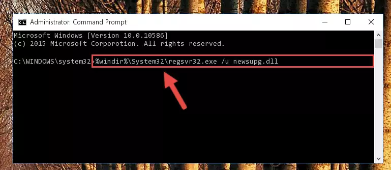 Making a clean registry for the Newsupg.dll library in Regedit (Windows Registry Editor)