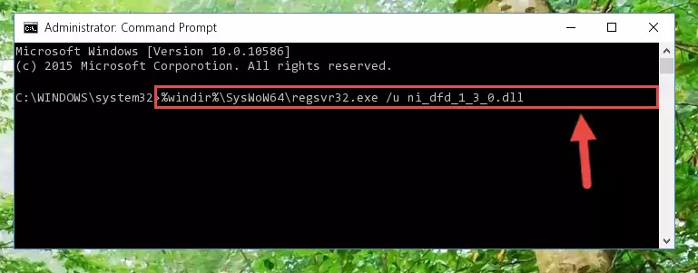 Making a clean registry for the Ni_dfd_1_3_0.dll file in Regedit (Windows Registry Editor)