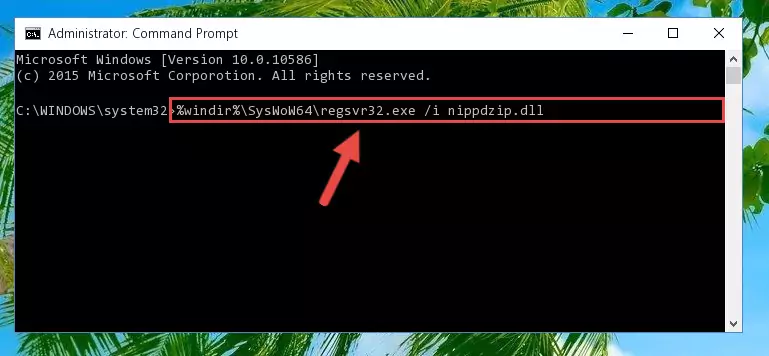 Uninstalling the Nippdzip.dll file's problematic registry from Regedit (for 64 Bit)