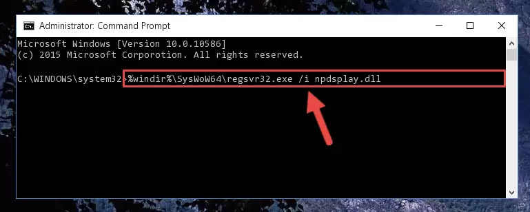 Uninstalling the broken registry of the Npdsplay.dll library from the Windows Registry Editor (for 64 Bit)