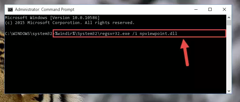 Uninstalling the Npviewpoint.dll library from the system registry