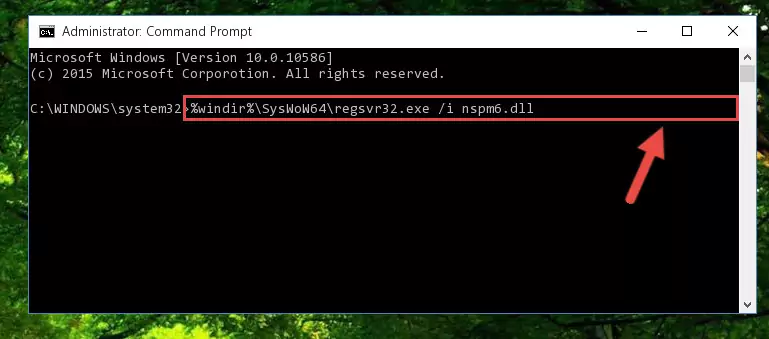 Uninstalling the broken registry of the Nspm6.dll library from the Windows Registry Editor (for 64 Bit)