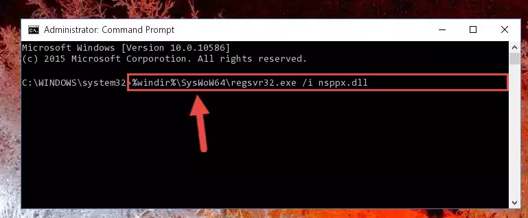 Uninstalling the Nsppx.dll library's broken registry from the Registry Editor (for 64 Bit)