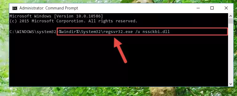 Creating a new registry for the Nssckbi.dll file