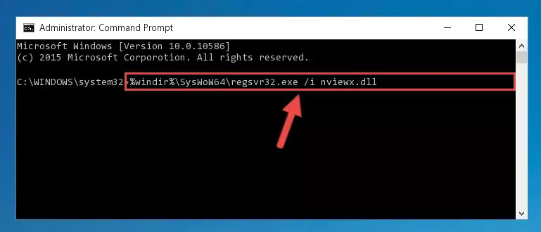 Deleting the damaged registry of the Nviewx.dll