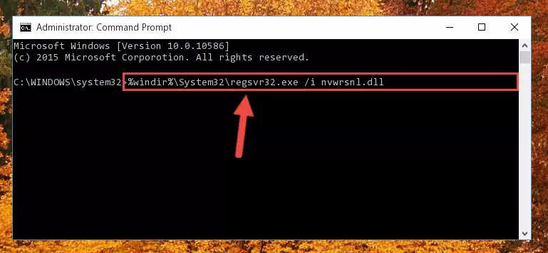 Creating a clean registry for the Nvwrsnl.dll library (for 64 Bit)