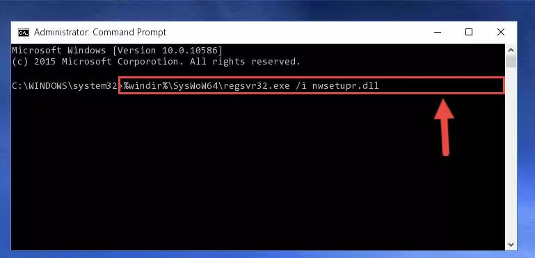 Uninstalling the Nwsetupr.dll file's problematic registry from Regedit (for 64 Bit)