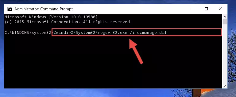 Creating a clean registry for the Ocmanage.dll file (for 64 Bit)