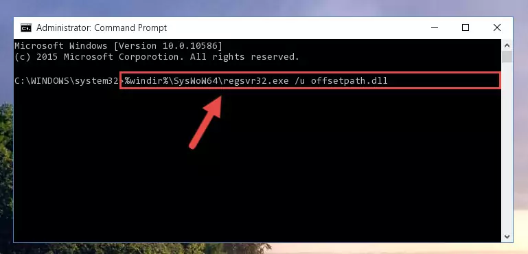 Creating a clean registry for the Offsetpath.dll file (for 64 Bit)