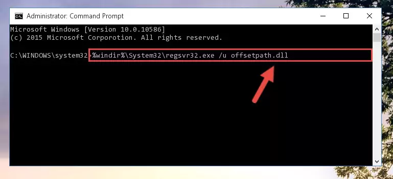 Making a clean registry for the Offsetpath.dll file in Regedit (Windows Registry Editor)