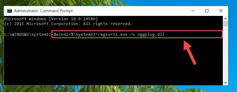 Extracting the Oggplug.dll library from the .zip file