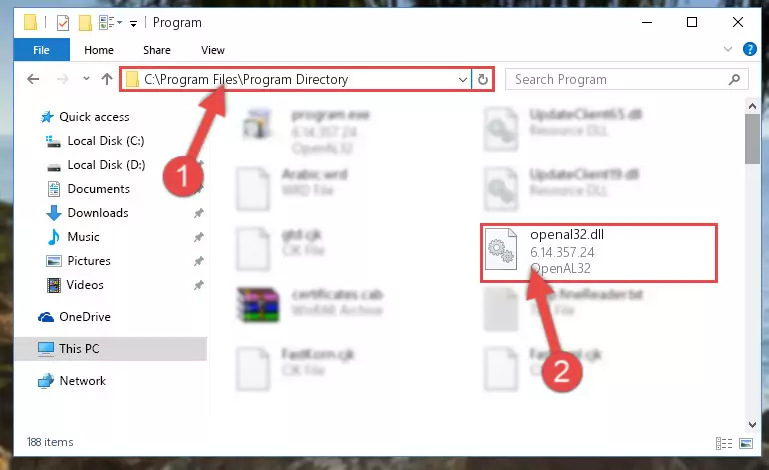 Uninstalling the Openal32.dll library's broken registry from the Registry Editor (for 64 Bit)