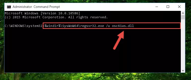 Creating a clean registry for the Osc61as.dll file (for 64 Bit)