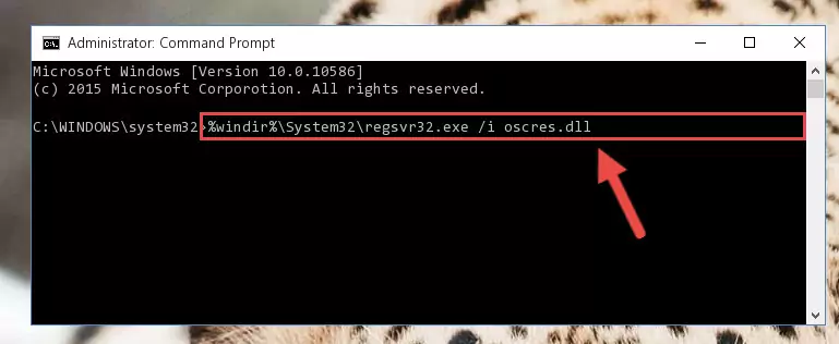 Uninstalling the Oscres.dll library from the system registry