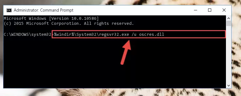 Creating a new registry for the Oscres.dll library