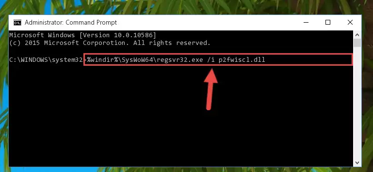 Uninstalling the P2fwiscl.dll library's broken registry from the Registry Editor (for 64 Bit)