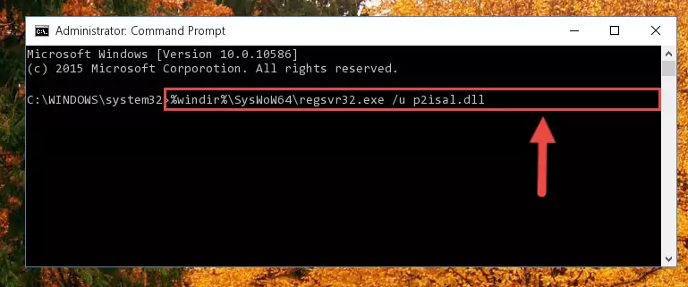 Creating a clean registry for the P2isal.dll file (for 64 Bit)