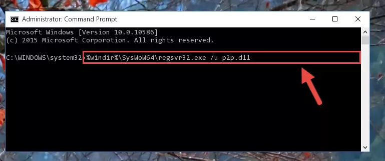 Making a clean registry for the P2p.dll library in Regedit (Windows Registry Editor)