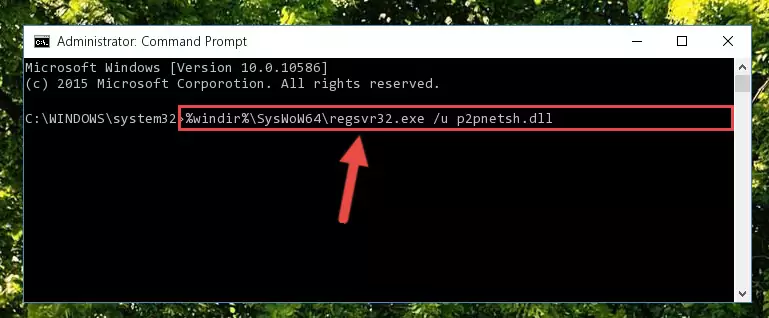 Creating a clean registry for the P2pnetsh.dll file (for 64 Bit)