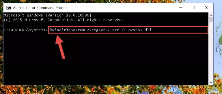 Creating a clean registry for the P2x561.dll library (for 64 Bit)