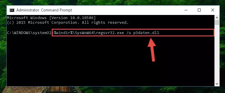 Creating a clean registry for the P3daten.dll library (for 64 Bit)