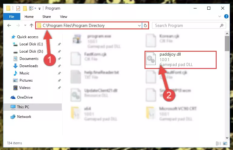 Uninstalling the broken registry of the Paddijoy.dll library from the Windows Registry Editor (for 64 Bit)