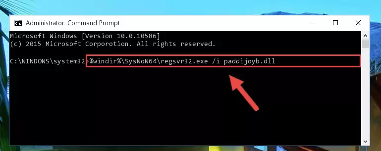 Cleaning the problematic registry of the Paddijoyb.dll file from the Windows Registry Editor