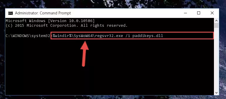 Uninstalling the Paddikeys.dll library's problematic registry from Regedit (for 64 Bit)