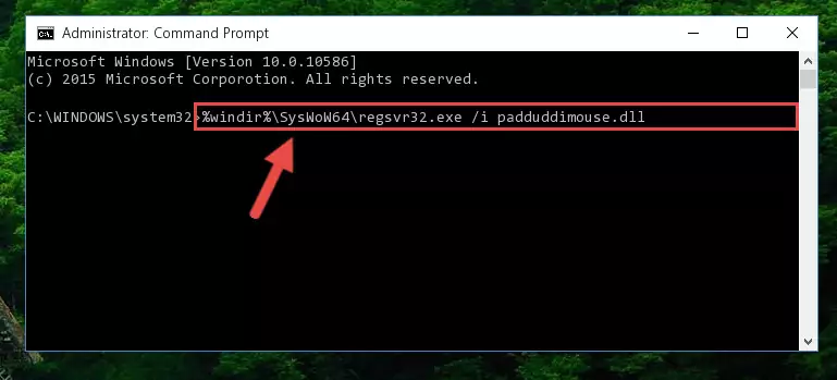Uninstalling the Padduddimouse.dll file's problematic registry from Regedit (for 64 Bit)