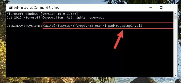Uninstalling the damaged Padnrageplugin.dll file's registry from the system (for 64 Bit)