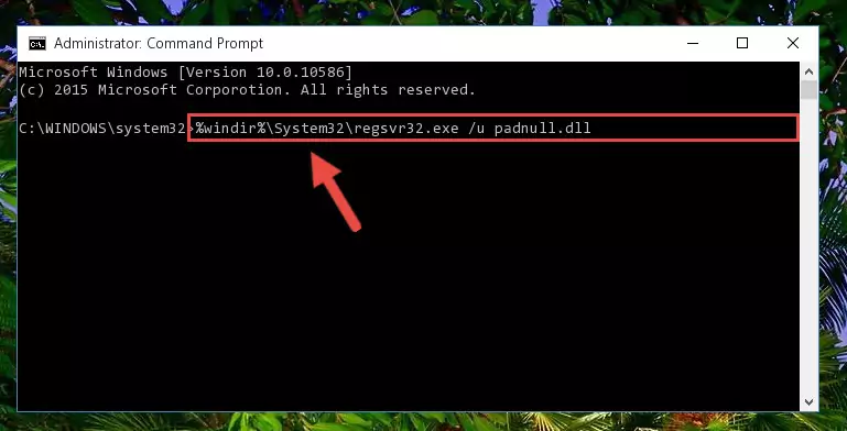 Making a clean registry for the Padnull.dll library in Regedit (Windows Registry Editor)