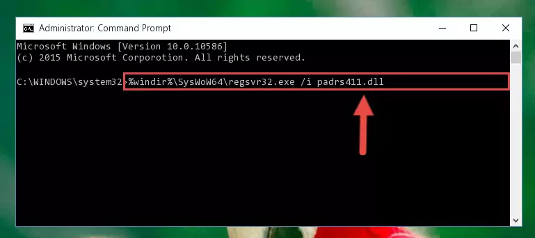 Uninstalling the broken registry of the Padrs411.dll file from the Windows Registry Editor (for 64 Bit)