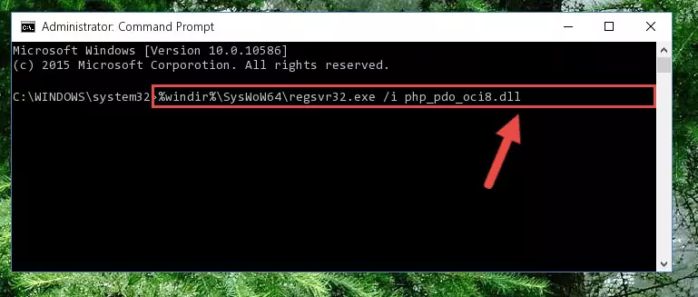 Uninstalling the Php_pdo_oci8.dll file's broken registry from the Registry Editor (for 64 Bit)