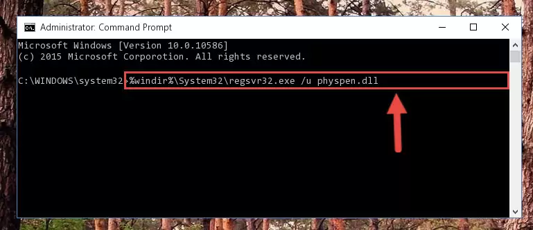 Creating a new registry for the Physpen.dll file