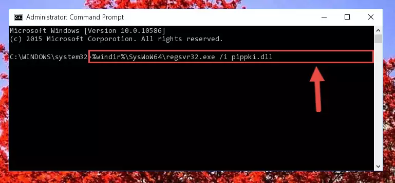 Deleting the Pippki.dll file's problematic registry in the Windows Registry Editor