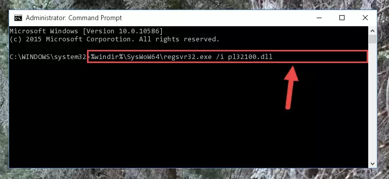 Uninstalling the damaged Pl32100.dll file's registry from the system (for 64 Bit)