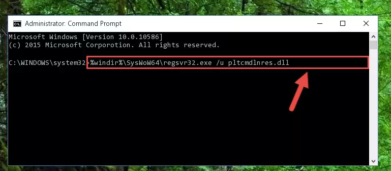 Making a clean registry for the Pltcmdlnres.dll file in Regedit (Windows Registry Editor)