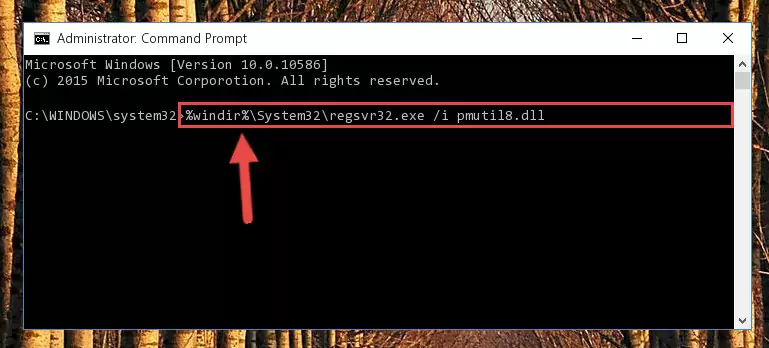 Uninstalling the Pmutil8.dll library from the system registry