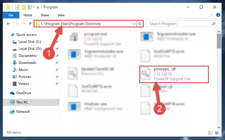 Uninstalling the Pmxsppt_.dll file's problematic registry from Regedit (for 64 Bit)