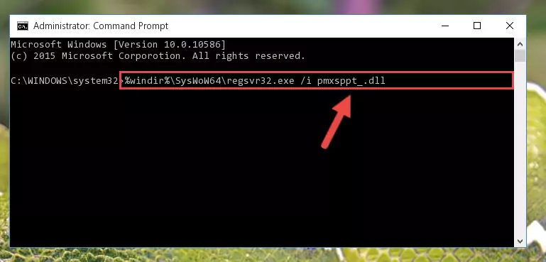 Cleaning the problematic registry of the Pmxsppt_.dll file from the Windows Registry Editor