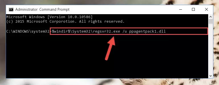 Creating a new registry for the Ppagentpack1.dll library