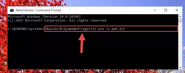 Making a clean registry for the Ppe.dll file in Regedit (Windows Registry Editor)