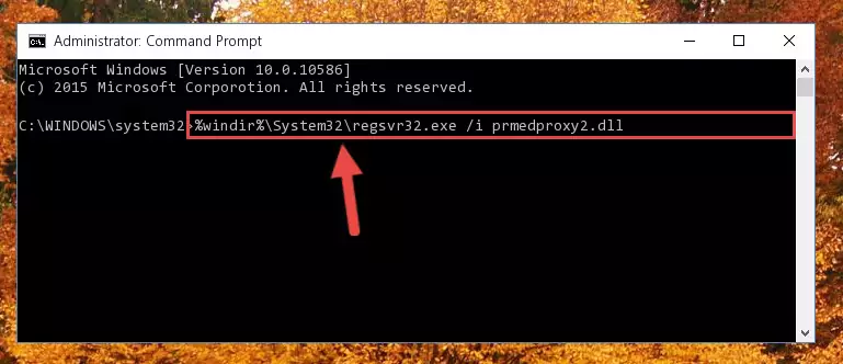 Creating a clean registry for the Prmedproxy2.dll file (for 64 Bit)