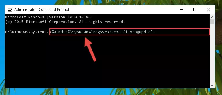 Uninstalling the Progupd.dll library's problematic registry from Regedit (for 64 Bit)
