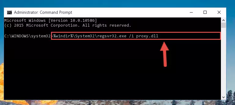 Creating a clean registry for the Proxy.dll library (for 64 Bit)