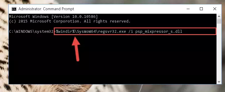 Uninstalling the Psp_mixpressor_s.dll file from the system registry