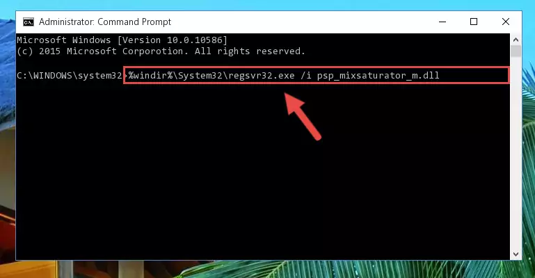 Creating a clean registry for the Psp_mixsaturator_m.dll file (for 64 Bit)