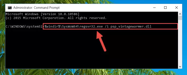 Uninstalling the Psp_vintagewarmer.dll library's problematic registry from Regedit (for 64 Bit)